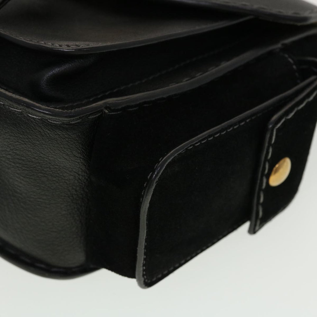 Chloe Shoulder Bag Leather Black 45304