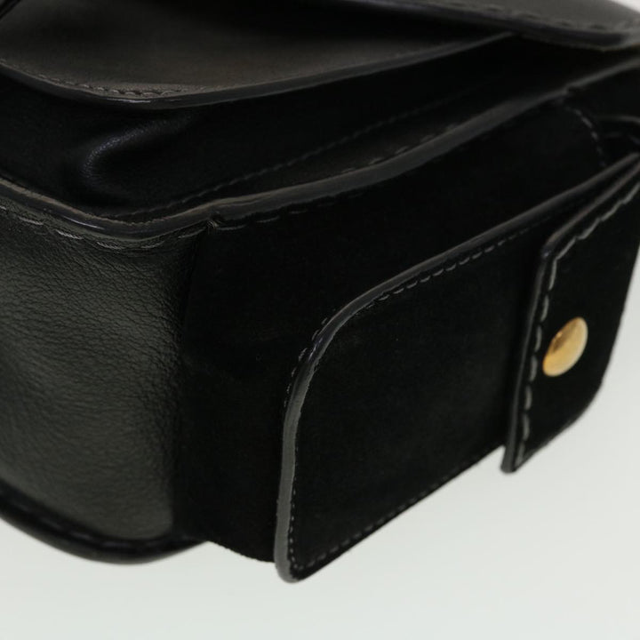 Chloe Shoulder Bag Leather Black 45304