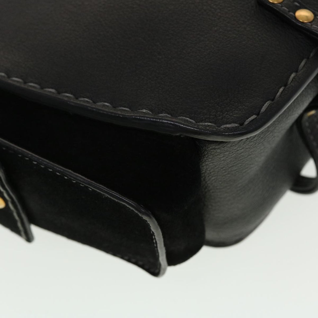 Chloe Shoulder Bag Leather Black 45304