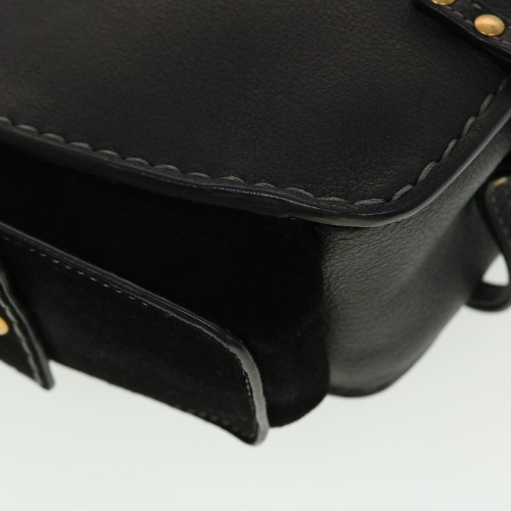 Chloe Shoulder Bag Leather Black 45304