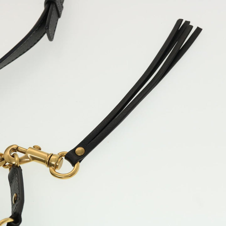 Chloe Shoulder Bag Leather Black 45304