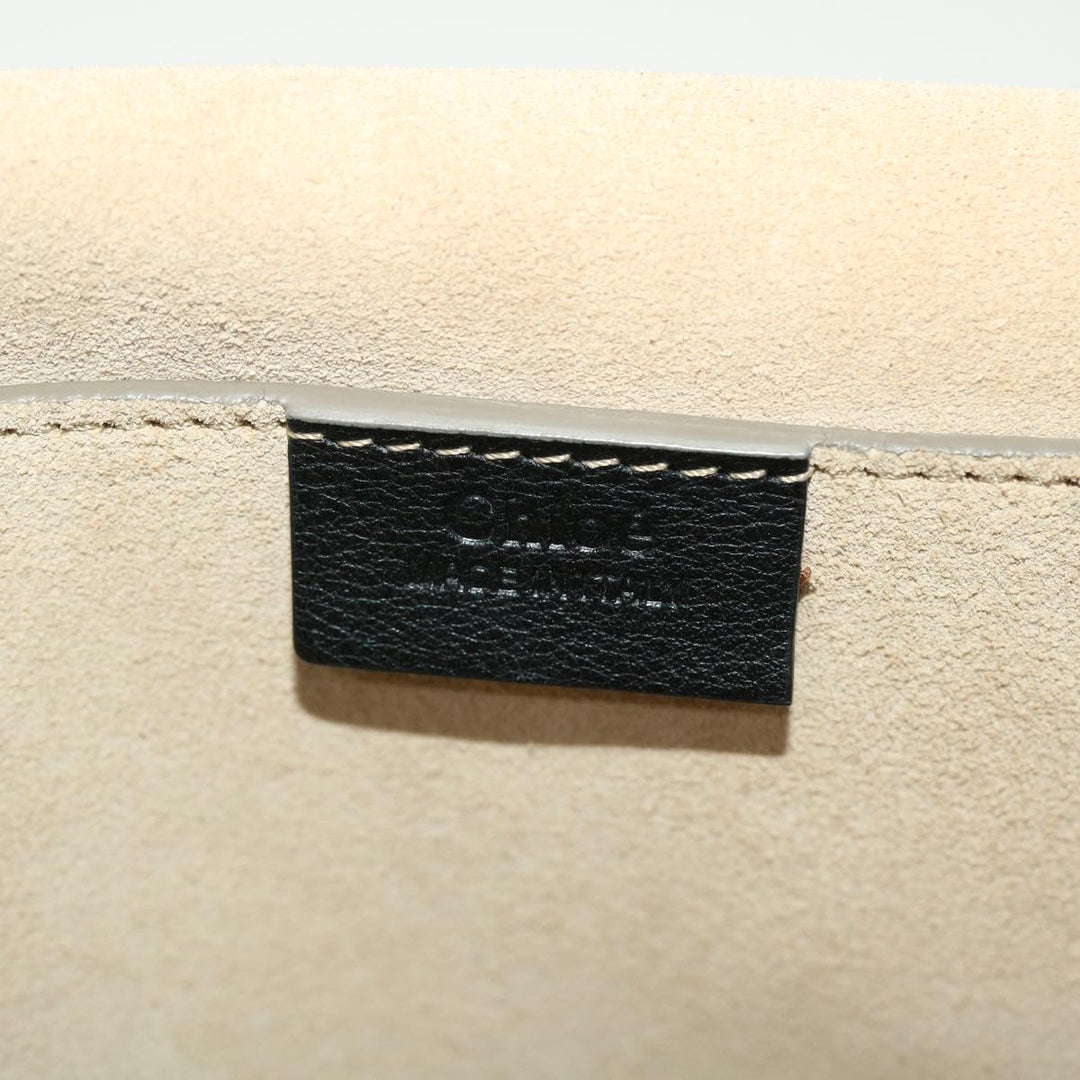 Chloe Shoulder Bag Leather Black 45304