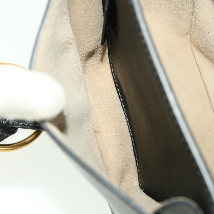 Chloe Shoulder Bag Leather Black 45304