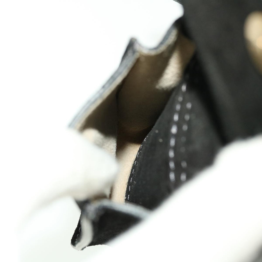 Chloe Shoulder Bag Leather Black 45304