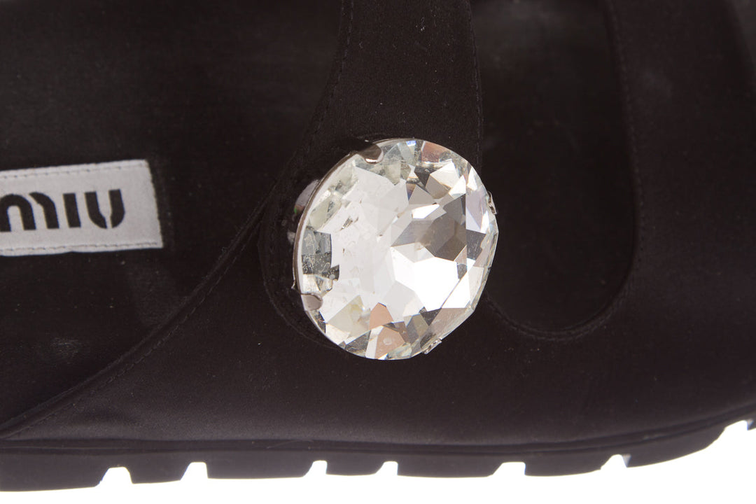 Miu Miu Black Sandals SZ 39