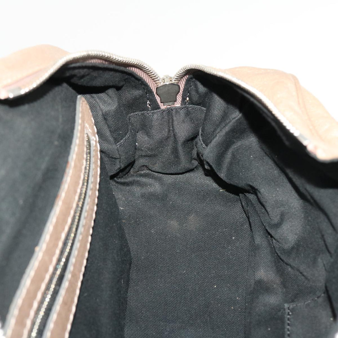 Chloe Paddington Hand Bag Leather Beige 45609