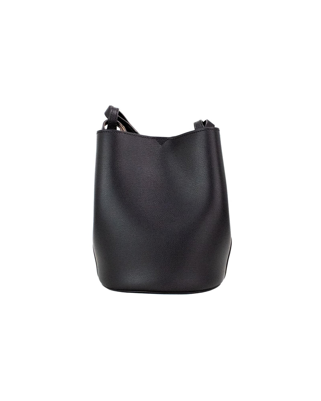 Burberry Haymarket Check Pebble Leather Bucket Handbag Purse