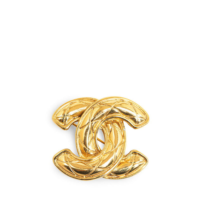Top Quality Chanel Vintage Matrasse Coco Brooch G   Chanel