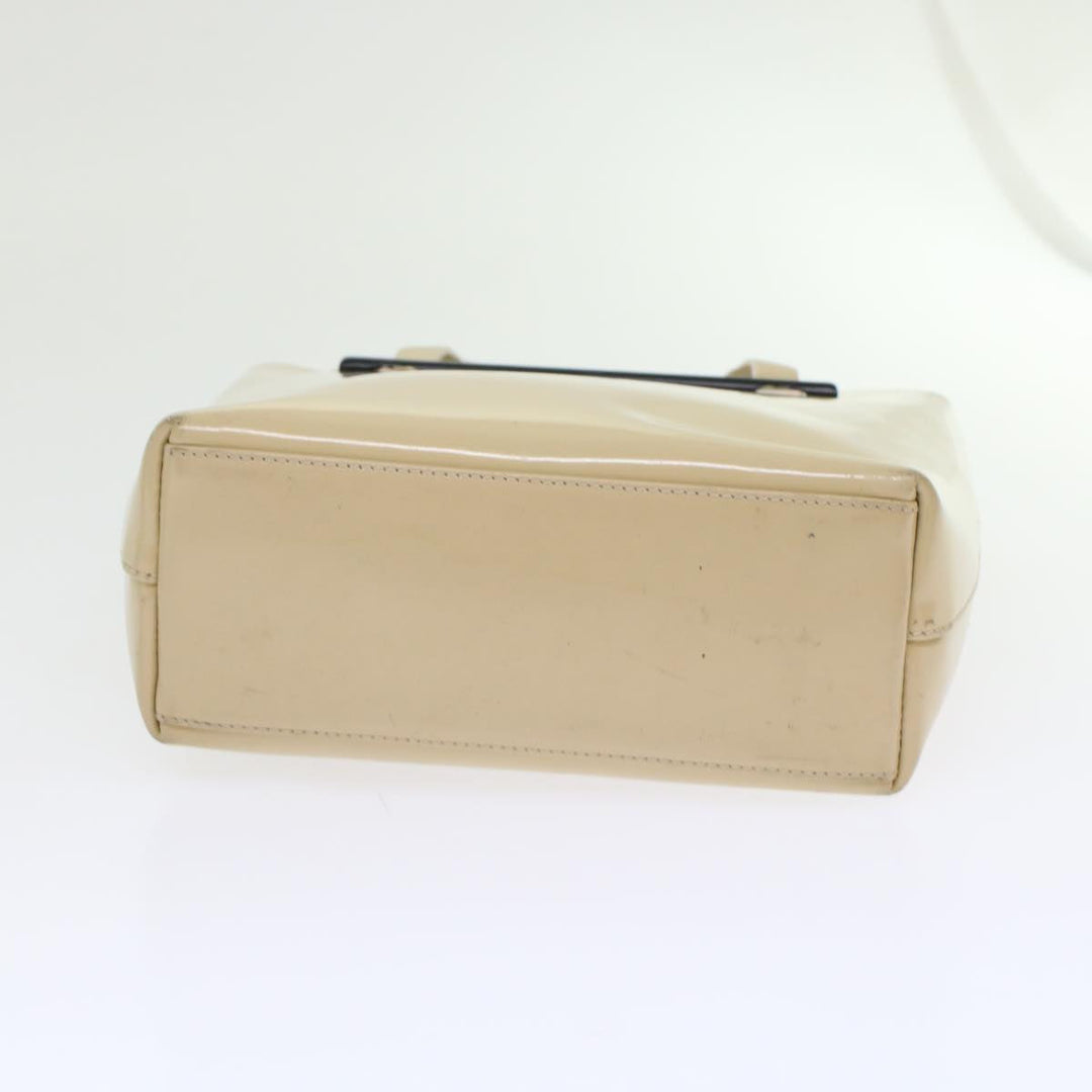 GUCCI Hand Bag Patent leather Beige  45916