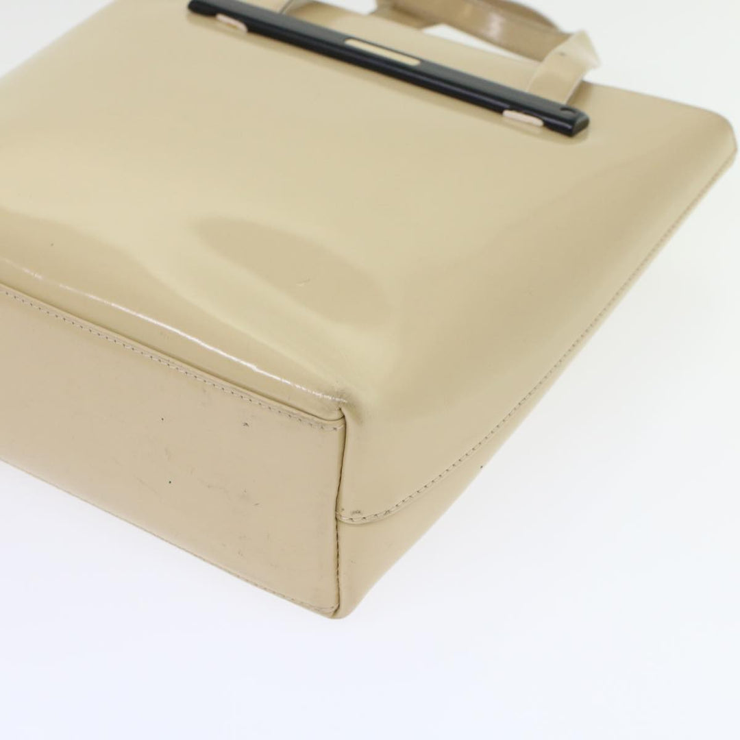GUCCI Hand Bag Patent leather Beige  45916