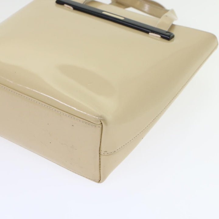 GUCCI Hand Bag Patent leather Beige  45916