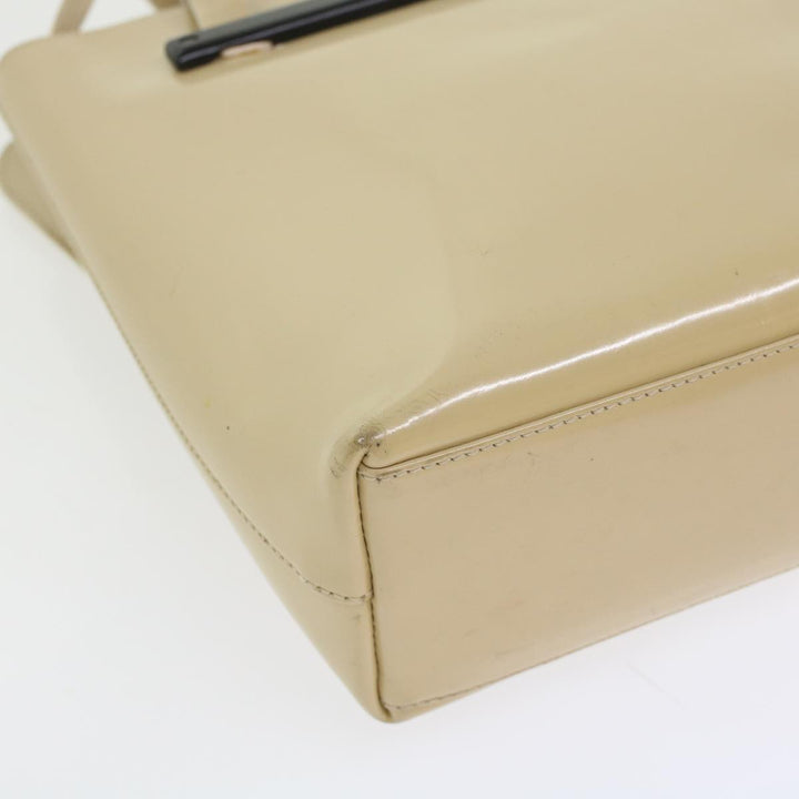GUCCI Hand Bag Patent leather Beige  45916