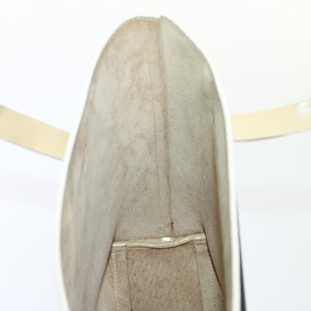 GUCCI Hand Bag Patent leather Beige  45916