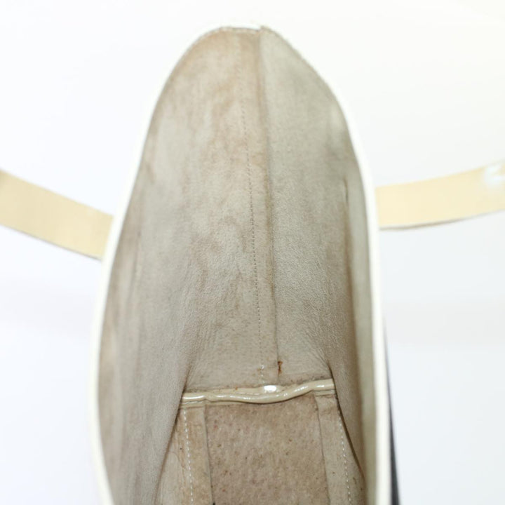 GUCCI Hand Bag Patent leather Beige  45916