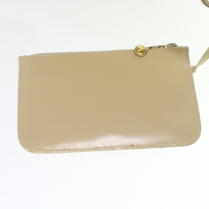 GUCCI Hand Bag Patent leather Beige  45916