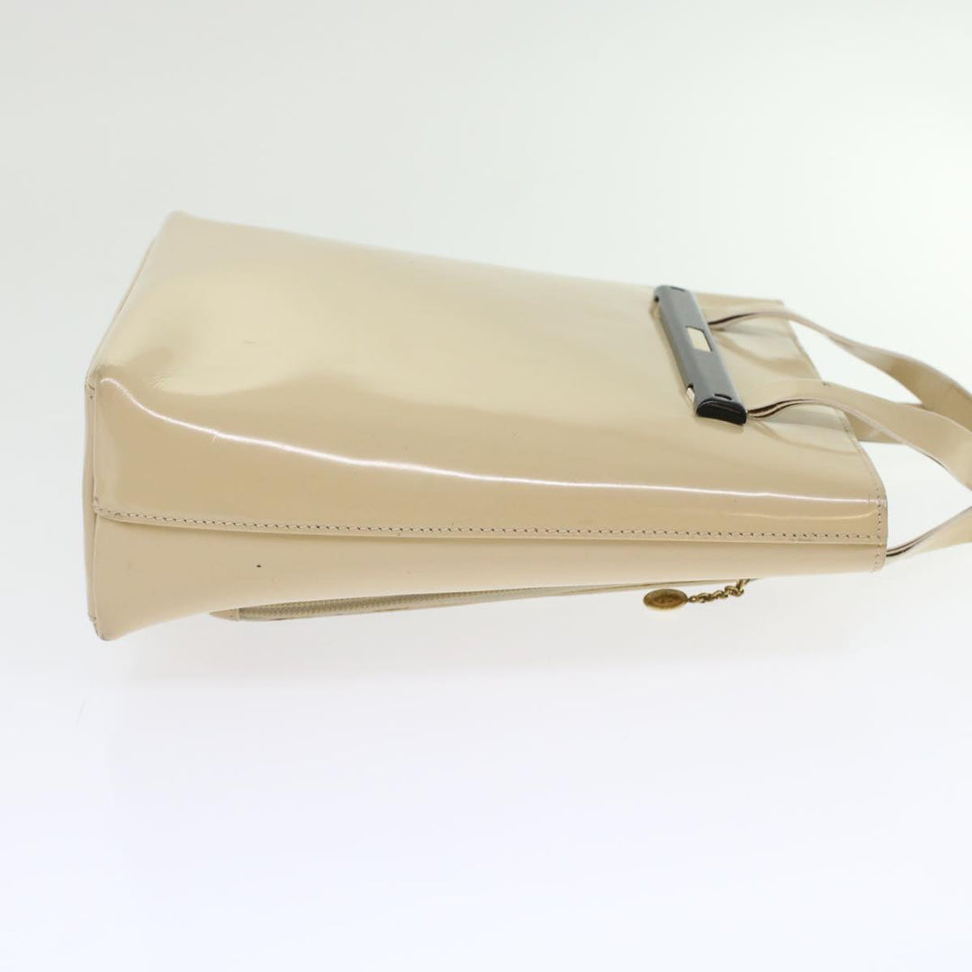 GUCCI Hand Bag Patent leather Beige  45916