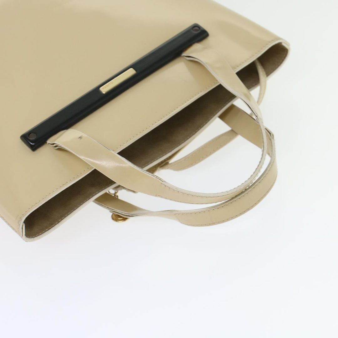 GUCCI Hand Bag Patent leather Beige  45916