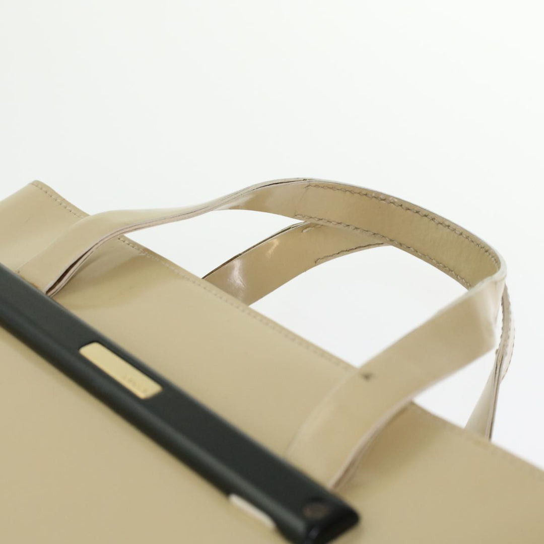 GUCCI Hand Bag Patent leather Beige  45916