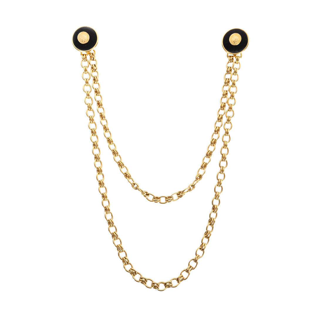 Top Quality Chanel Top Quality Chanel Vintage Brooch with Chain