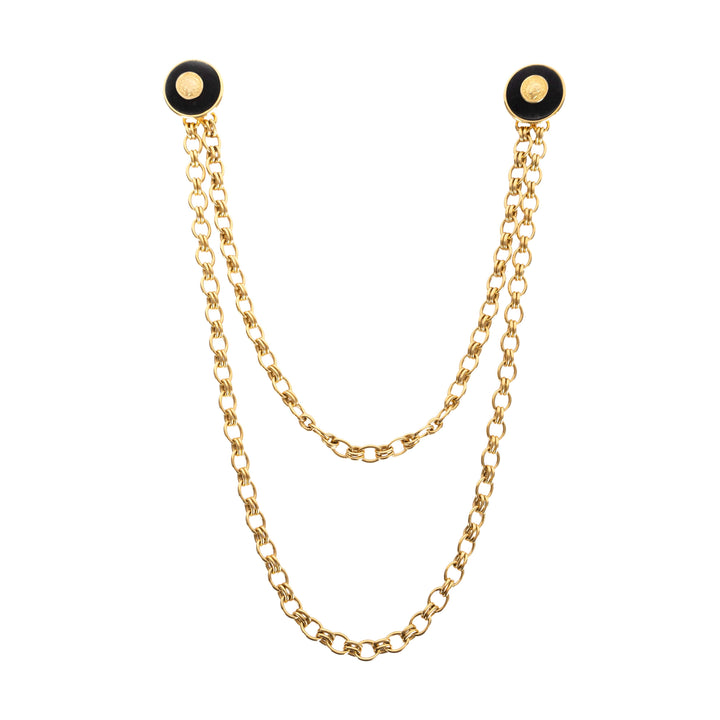 Top Quality Chanel Top Quality Chanel Vintage Brooch with Chain