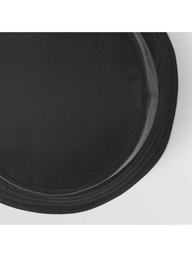 Burberry Horseferry Print Nylon Bucket Hat Black