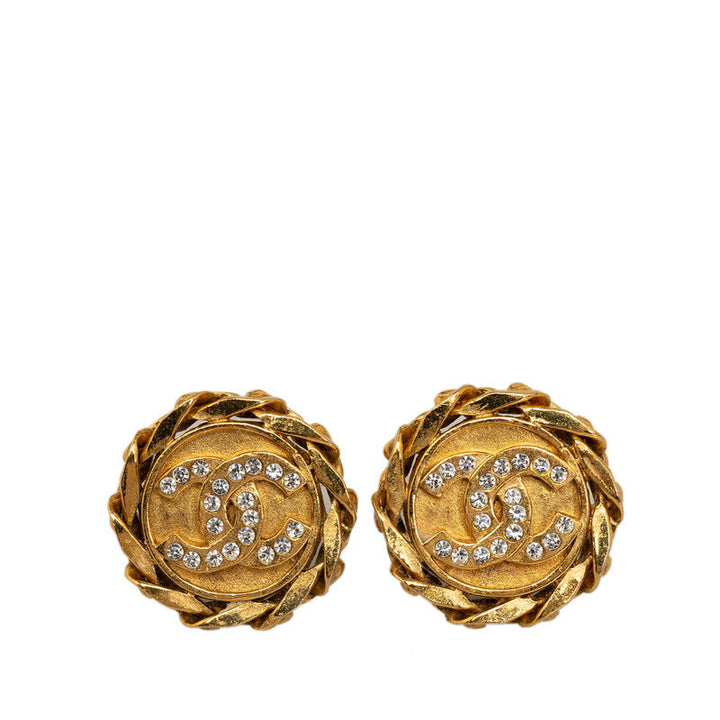 Top Quality Chanel Coco Rhinestone Earring G   Chanel