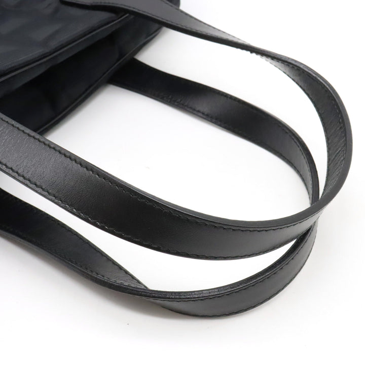 Top Quality Chanel New Label Line Mini Boston Bag Nylon Jaguar Black Black A15828