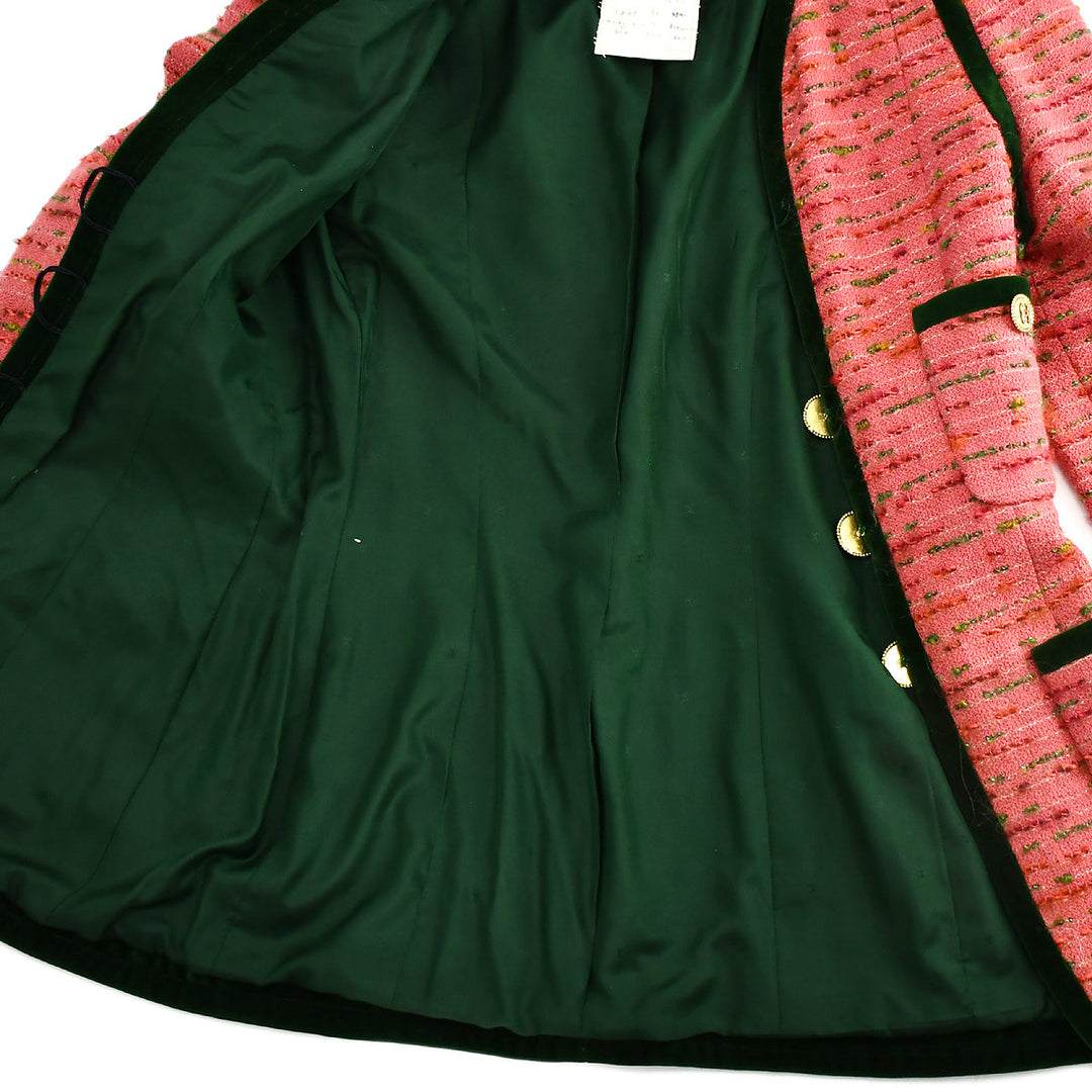 Top Quality Chanel Collarless Jacket Pink A2 #38
