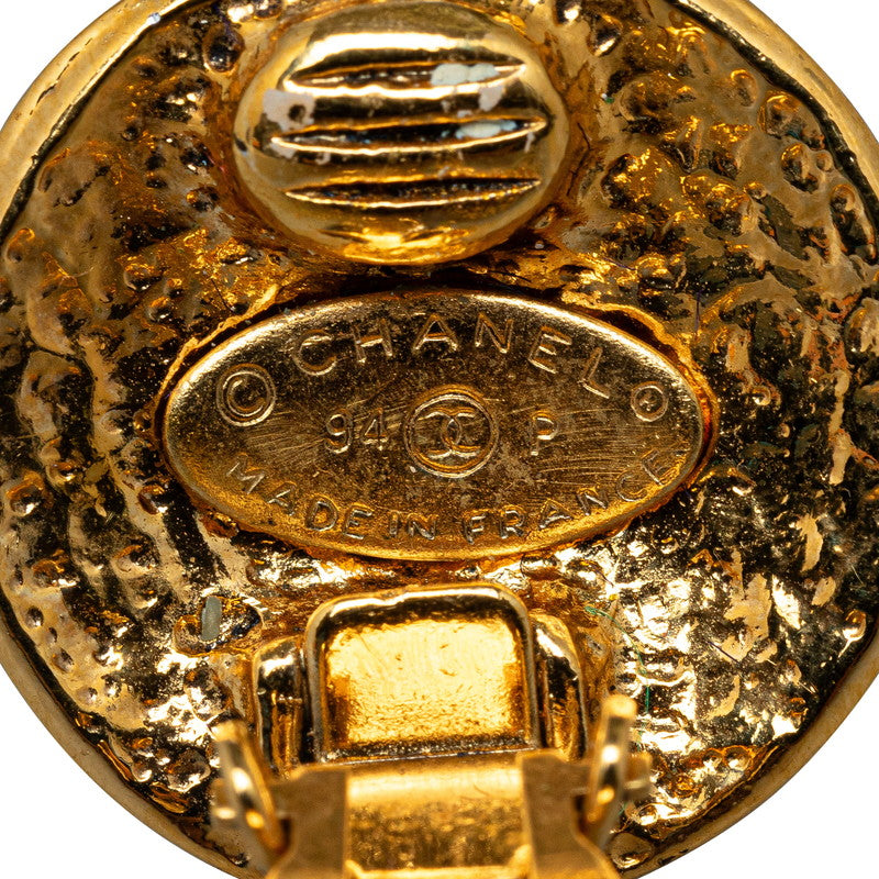 Top Quality Chanel Vintage Coco Round Stick Earrings G   Chanel
