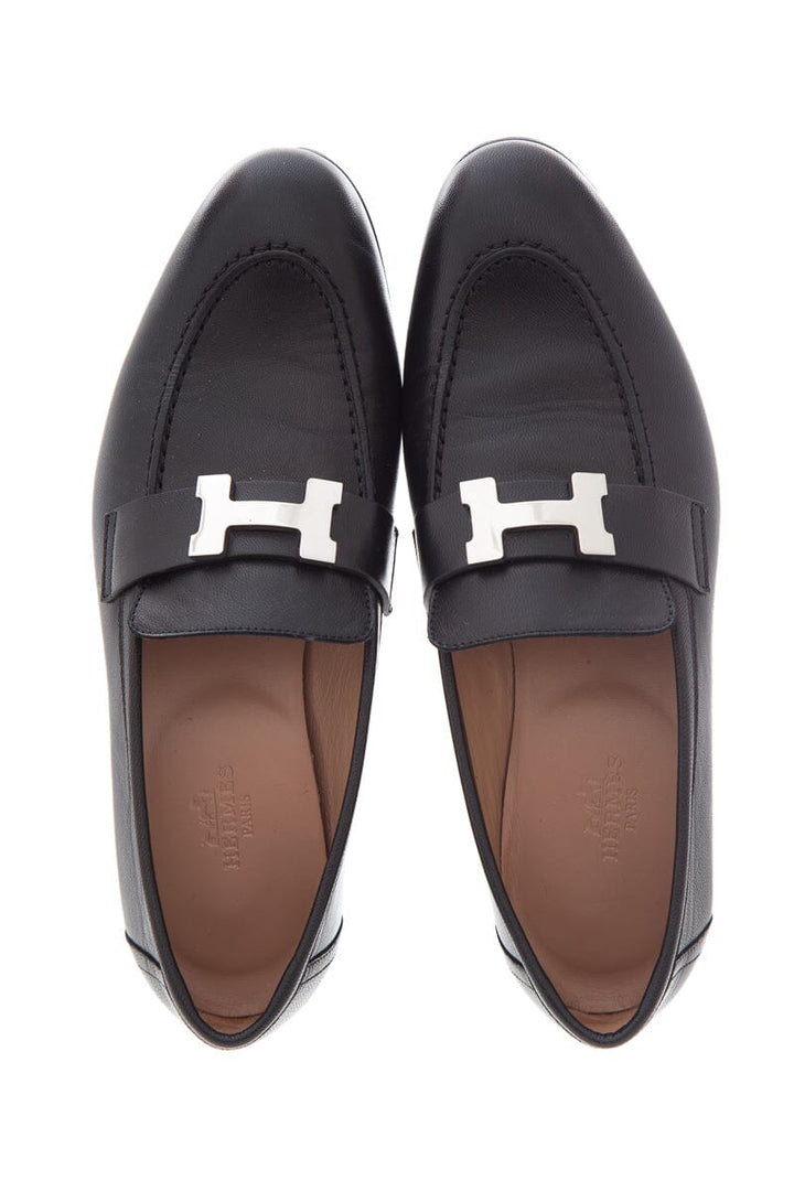 Hermès Black Loafers SZ 36