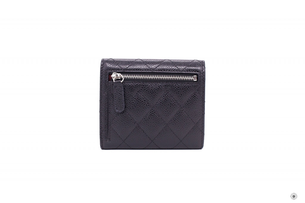 Top Quality Chanel AP0231 Y01588 CC Classic Fold Wallet (old Model A82288) Black / C3906 Caviar Short Wallet Shw