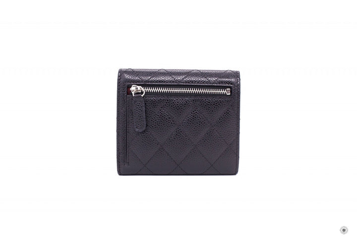 Top Quality Chanel AP0231 Y01588 CC Classic Fold Wallet (old Model A82288) Black / C3906 Caviar Short Wallet Shw