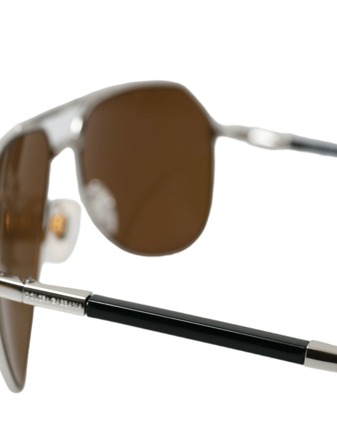 Dolce & Gabbana Sleek Silver Metal Sunglasses for Men's Men