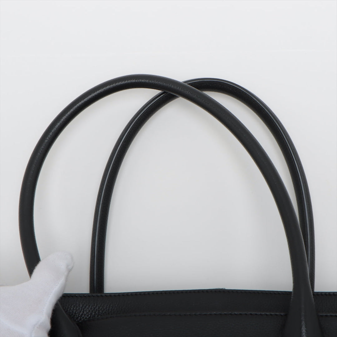 Top Quality Chanel Executive Leather Tote Bag Black Gold  17th