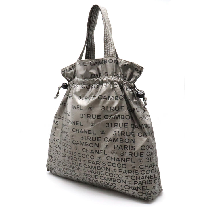 Top Quality Chanel Top Quality Chanel Unlimited Logo Coca-Cola Brand s Bag Handle Nylon Silver Black Black