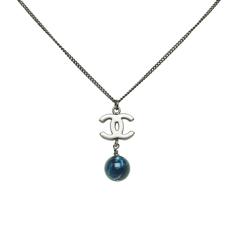 Top Quality Chanel Cocomark Colour Stone Collar Blue Black Silver Metal  Chanel