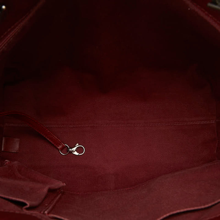 Top Quality Chanel Big Coca-Cola Chain Tortoise Bag Wine Red  Leather  Chanel