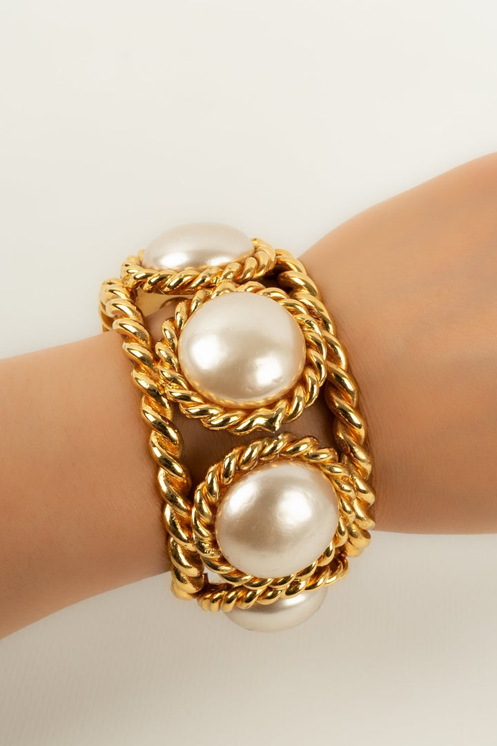 Bracelet manchette Top Quality Chanel Printemps 1993