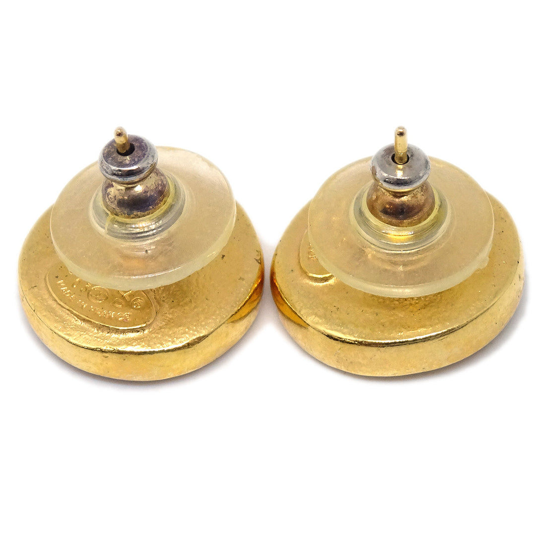 Top Quality Chanel Earrings Gold 03P