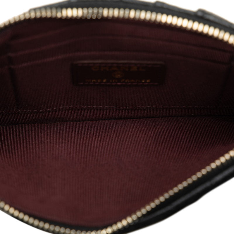 Top Quality Chanel Matrases Cocomark Timeless Classic Card Box Long Wallet Black Caviar   CHANEL