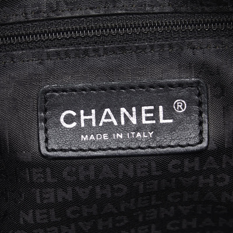 Top Quality Chanel Chocolate Bar Logo Mini Boston Bag Handbag Black Caviar S  CHANEL