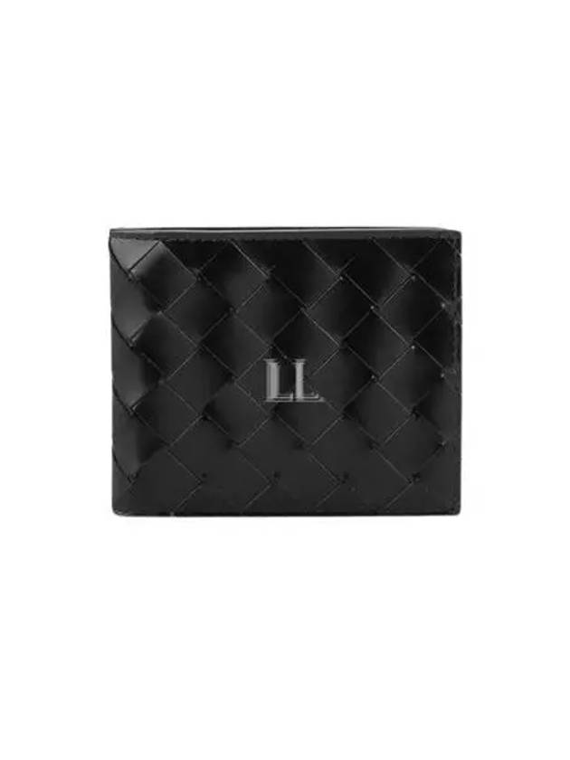 Bottega veneta Intrecciato Half Wallet Black