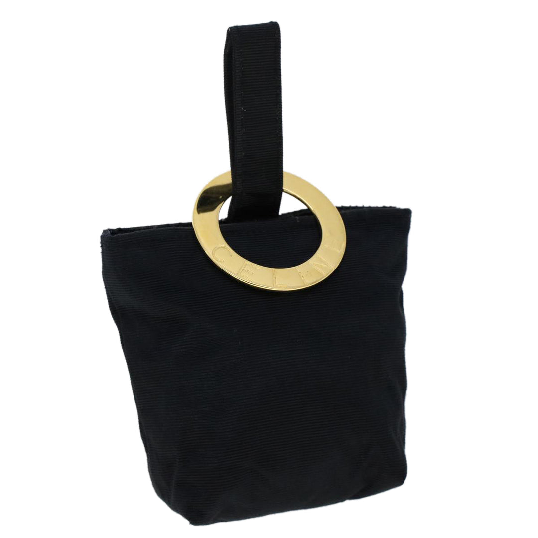 Celine Pouch Nylon Black  47415