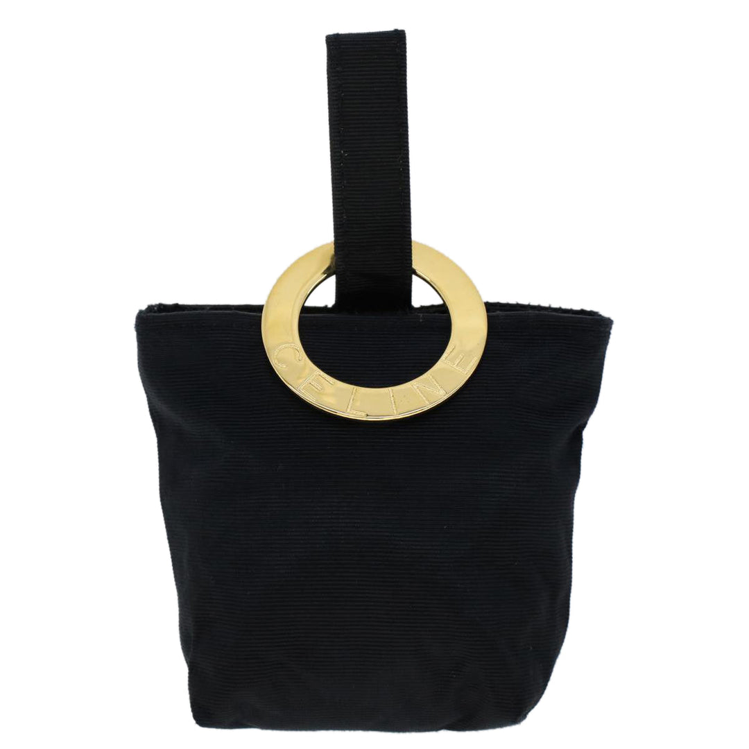 Celine Pouch Nylon Black  47415