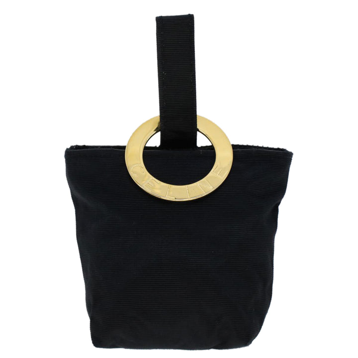 Celine Pouch Nylon Black  47415