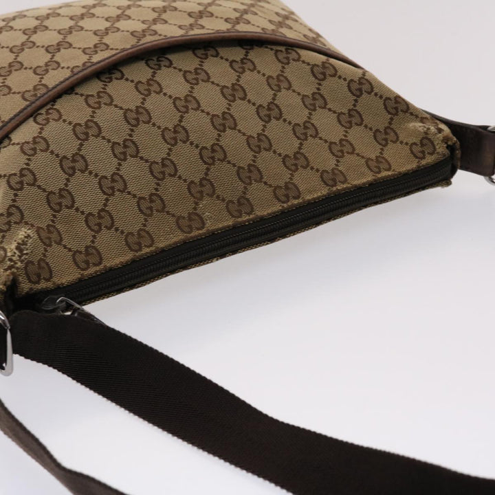 GUCCI GG Canvas Shoulder Bag Beige 145857  47690
