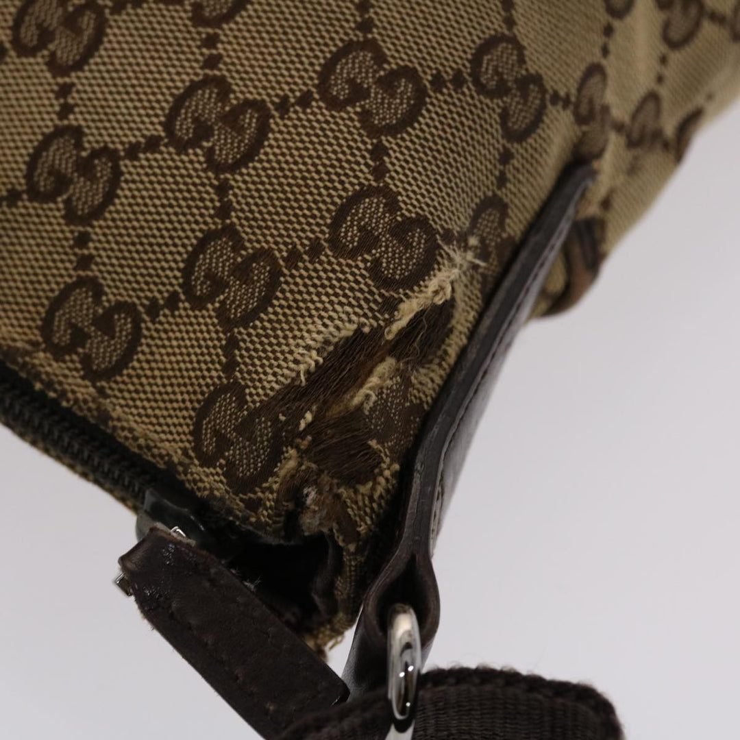 GUCCI GG Canvas Shoulder Bag Beige 145857  47690