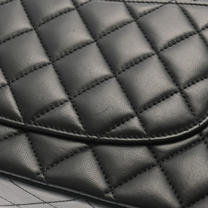 Top Quality Chanel Top Quality Chanel Mattress W Flap Chain Shelter 25cm Black Gold Tools A01112 Lady Ramskin Shelter Bag Unused