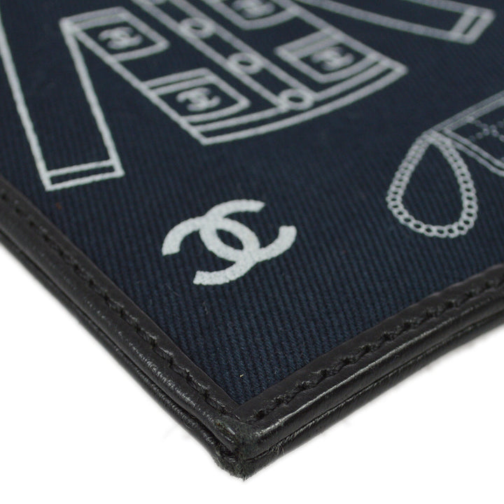 Top Quality Chanel Fall 2002 Black Canvas Icon Chain Handbag