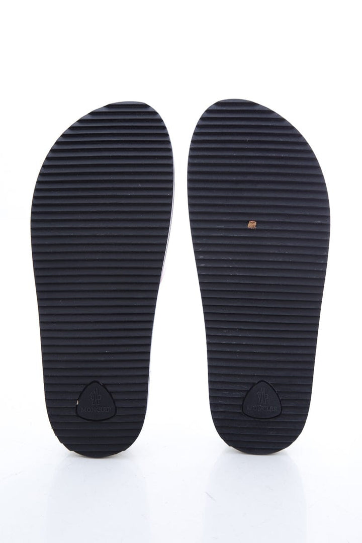Moncler Red & White Slides SZ 37